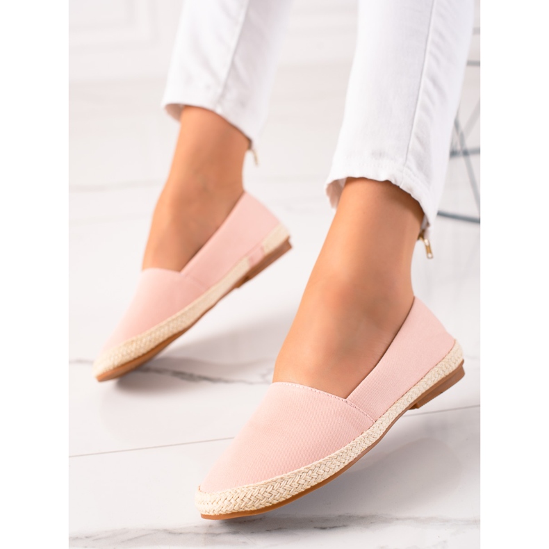 Ideal Shoes Klassiska Espadriller rosa 1