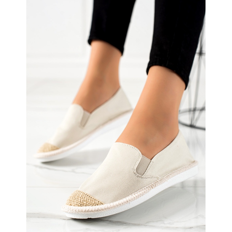 TRENDI Casual Beige Espadrillos 1