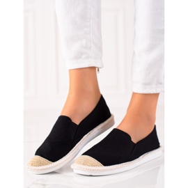 TRENDI Casual svarta espadrillor 1