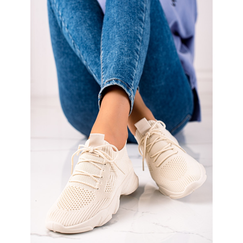 Sweet Shoes Beige sportskor 1