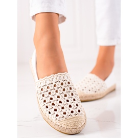 Lucky Shoes Flätad Espadrilles beige 1