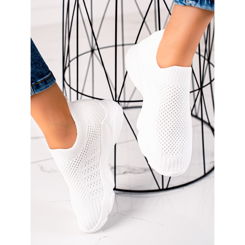 Sweet Shoes Slip-on Sports Sneakers vit 1