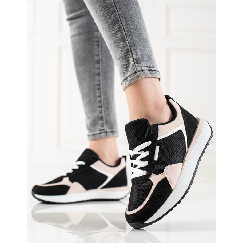 Sweet Shoes Sneakers med mesh svart 1