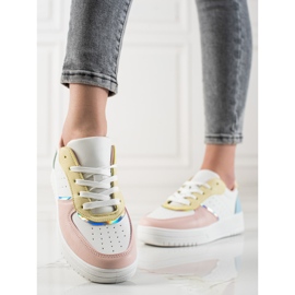 Trendiga sneakers mångfärgad 2
