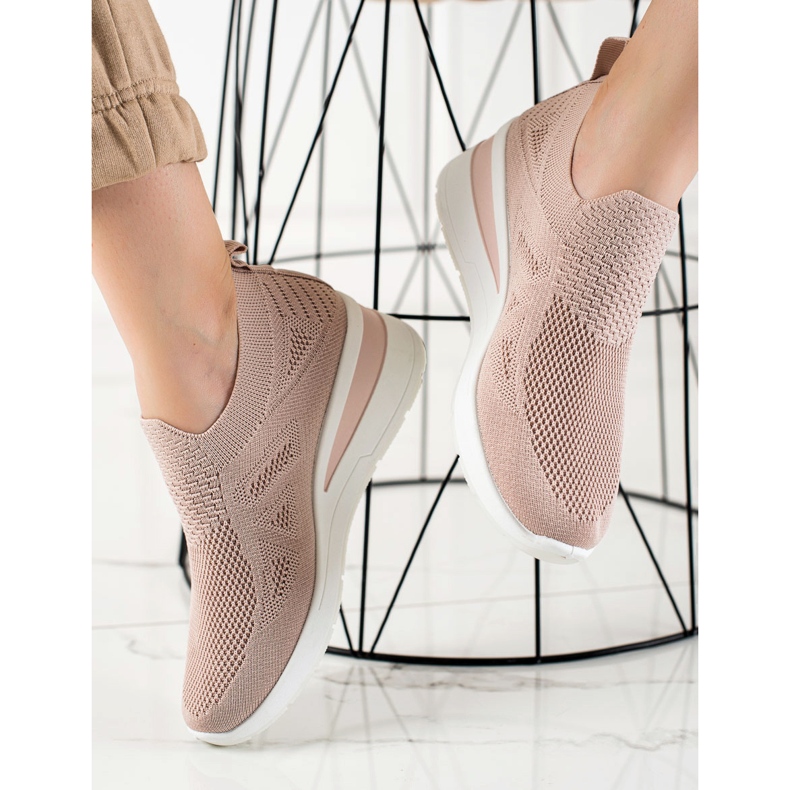 TRENDI Wedge Slip-On Sneakers rosa 2