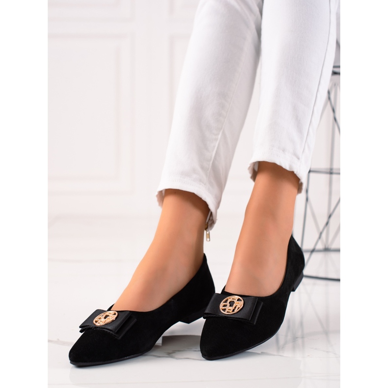 Filippo Svarta läderpumpar 1