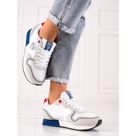 Sneakers för damer Big Star JJ274280 vit 1