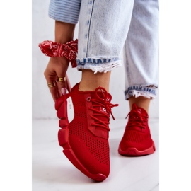 Damsportskor Memory Foam Big Star JJ274270 Röd 1