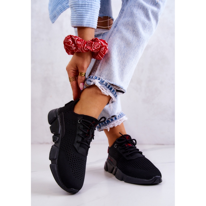 Damsportskor Memory Foam Big Star JJ274273 Svart 2