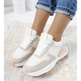 Vita Misano sneakers för kvinnor rosa grå 1