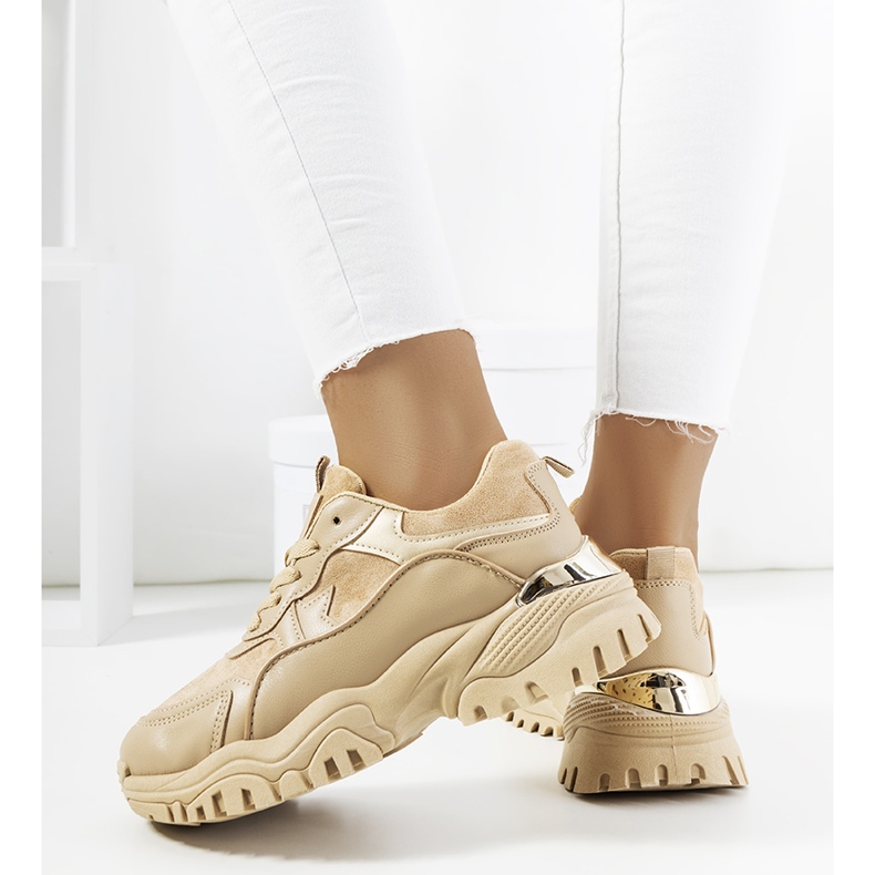 Livorno bruna sneakers för kvinnor 1