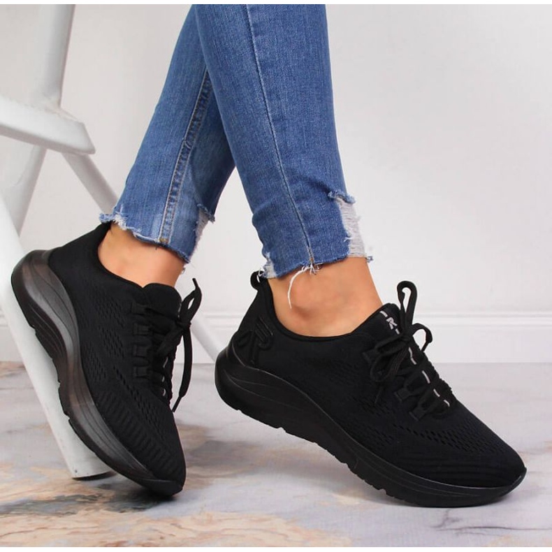 Rieker W 42103-01 sportskor svarta 2