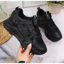 Wedge sneakers Nyheter W EU649A svart 1