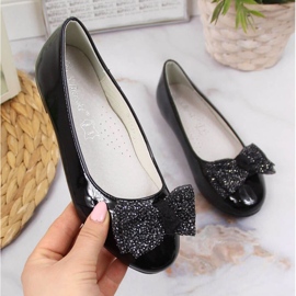 Lackade ballerinor S. Barski Jr. OLI153A svarta 1