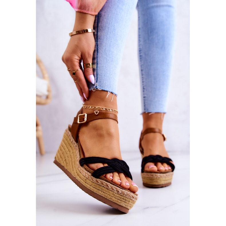 FB2 Fashionabla kilsandaler Svart Roseville 2