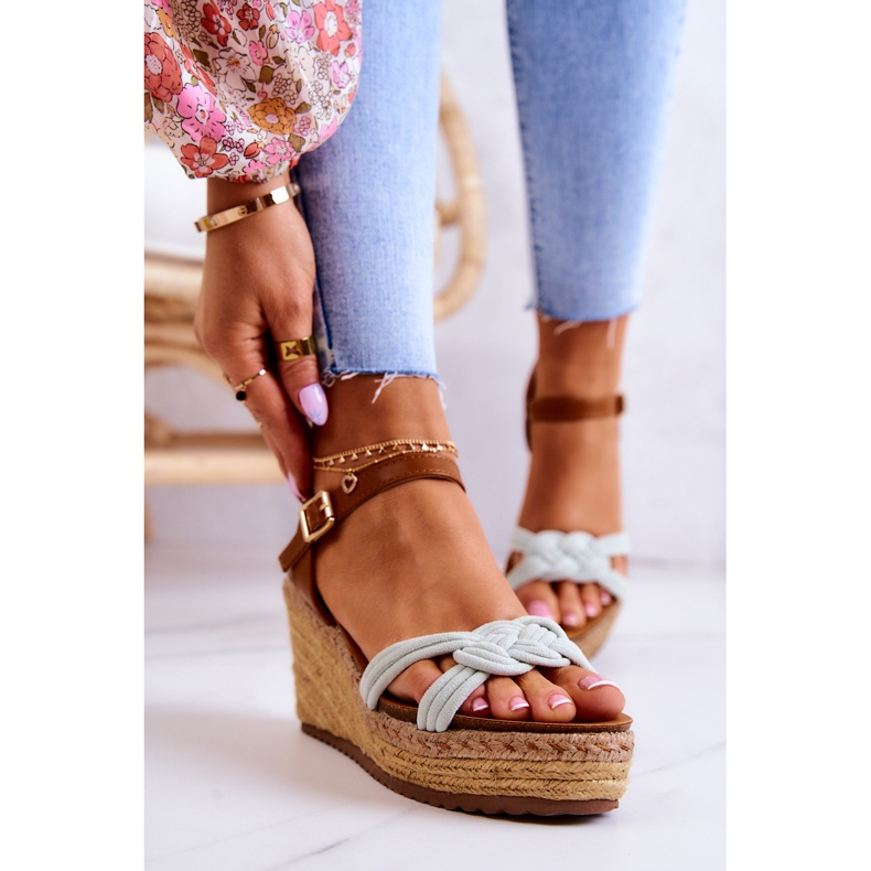 Fashionabla kilsandaler ljusgröna Roseville 2