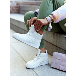 FG2 Höga sportskor för kvinnor Vit Megithoe 2