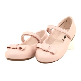 Ballerinor Med En Rosett På Rosa Kardborreband 2