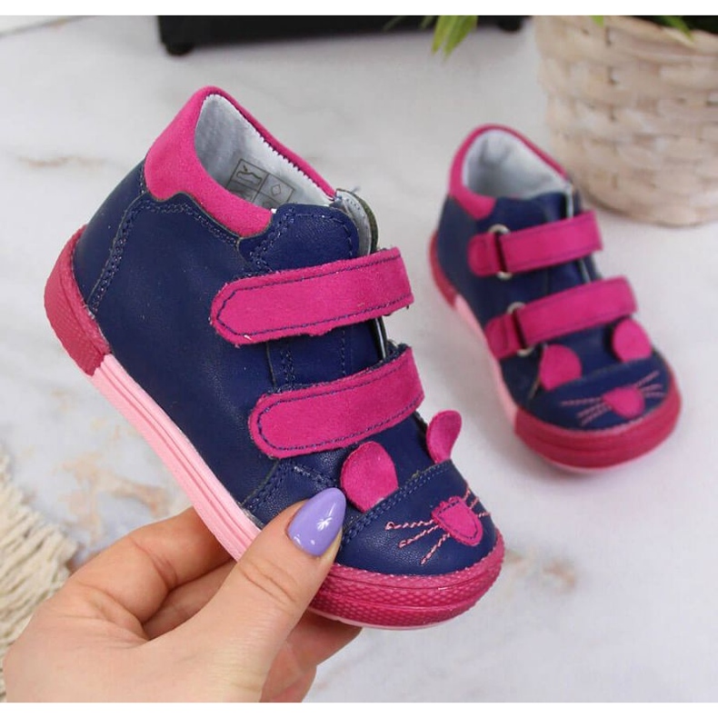 Kardborrstövlar Kornecki Jr 6776 marinblå 1