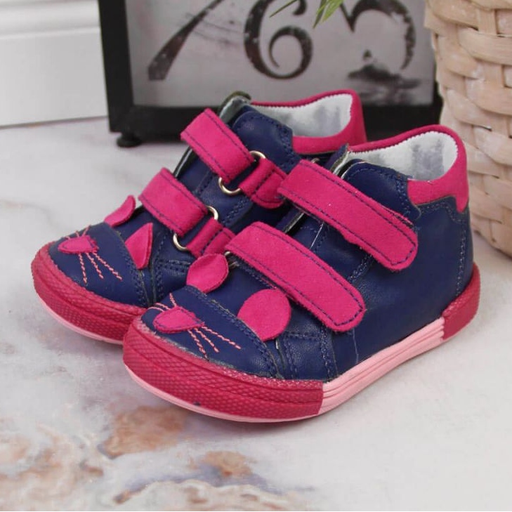 Kardborrstövlar Kornecki Jr 6776 marinblå 2