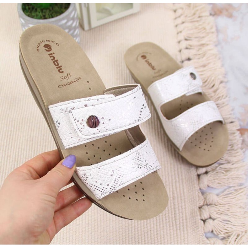 Kardborreband Inblu W ARC10A vit 1