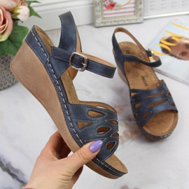 Kilsandaler Jezzi W EVE350B marinblå 1