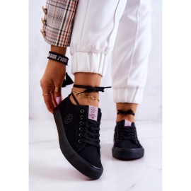 Sneakers i material för dam Cross Jeans JJ2R4049C Svart 1