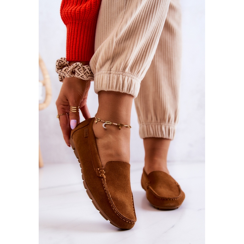 Dammocka Loafers Big Star JJ274660 Camel brun 2