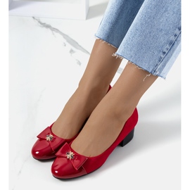 Sharona röda pumps för kvinnor 1