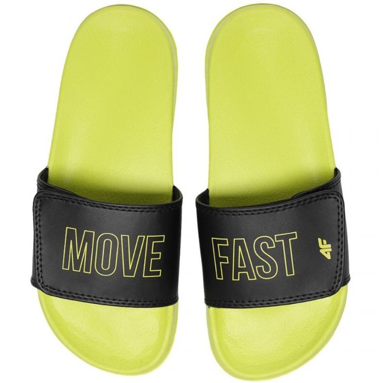 4F Jr HJL22 JKLM002 72N tofflor svart grön 1