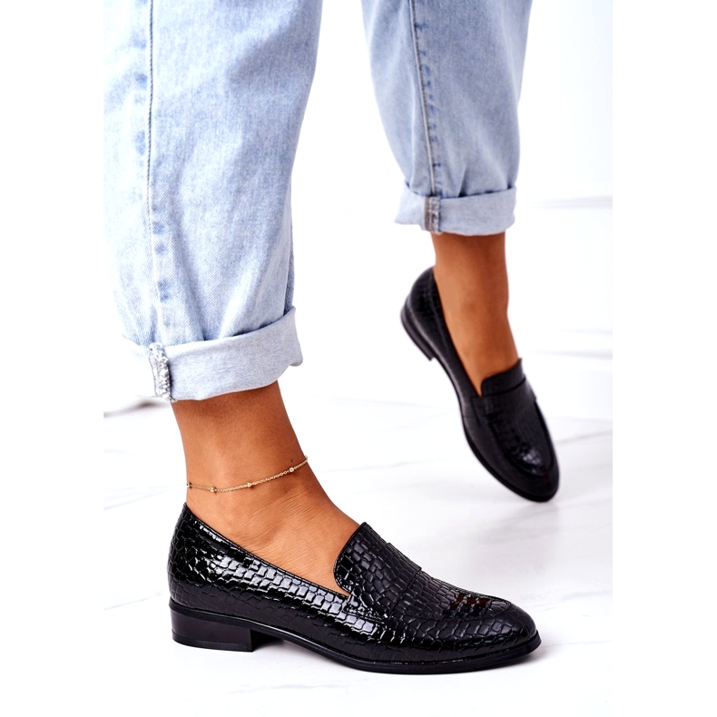 Lackerade Mockasiner Vinceza 21-10674 Svart 2