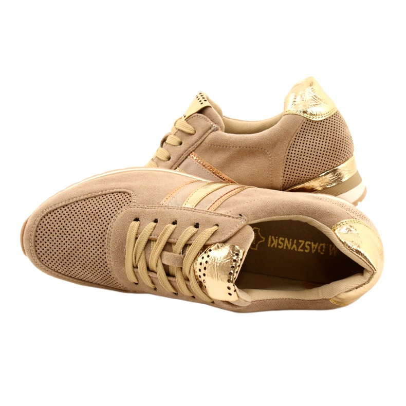 M.Daszyński Sportskor dam Beige MR2169 4
