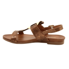 M.Daszyński Złote Kołko Daszyński MR1958-10 sandaler, brunmetalliserade 1