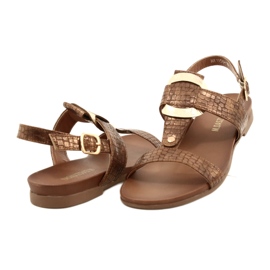 M.Daszyński Złote Kołko Daszyński MR1958-10 sandaler, brunmetalliserade 6