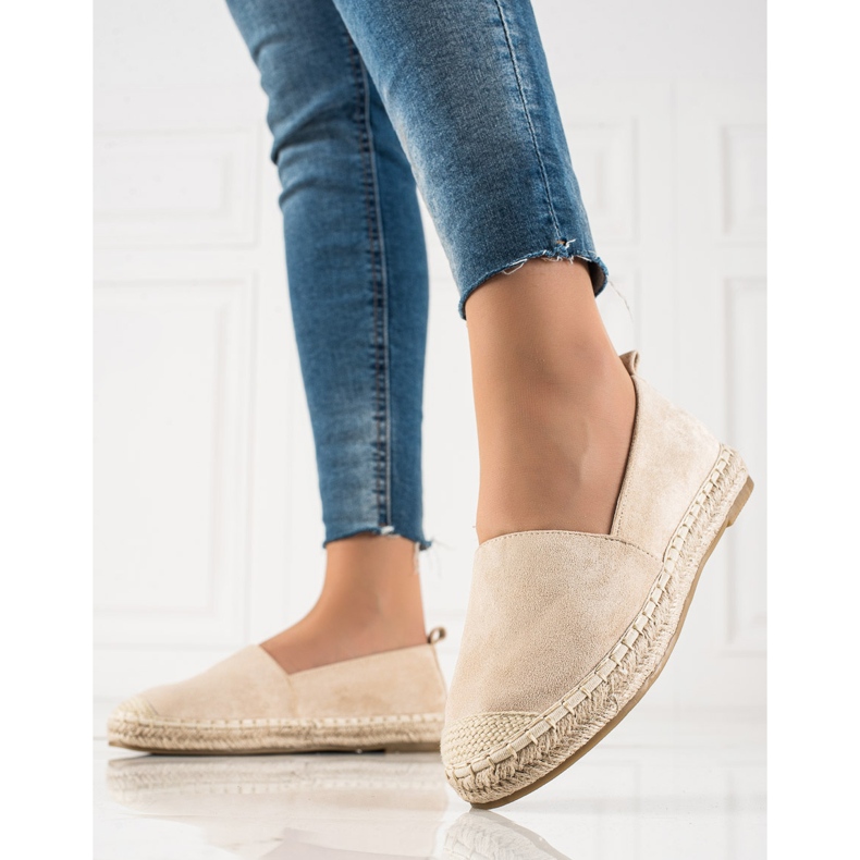 Bestelle Beige mocka Espadrilles 1