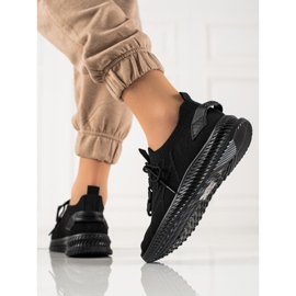 Trendiga sportskor svart 2