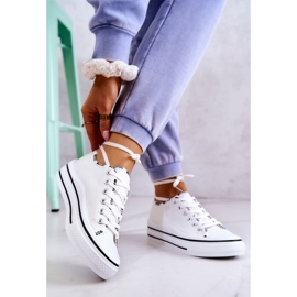 S.Barski Vita Menifee bundna sneakers för kvinnor 2