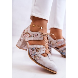 Skinnstövlar för kvinnor Maciejka 05328-04 Beige 2