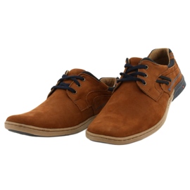 KOMODO Casual herrskor 861L DK.Camel brun 2