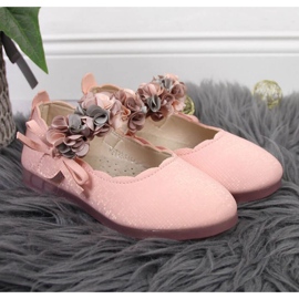 Kardborreballerinor med blommor Vinceza Jr JAN99B rosa 2