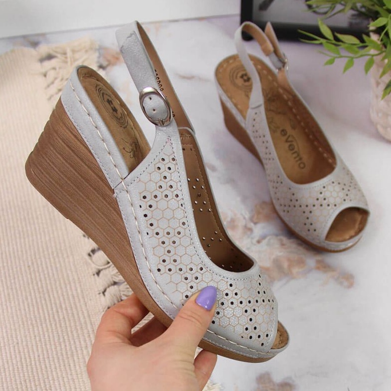 Netex Grå eVento W EVE349C kilsandaler 1