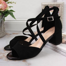 Sandaler på stolpen av Sergio Leone W SK367A svart 2