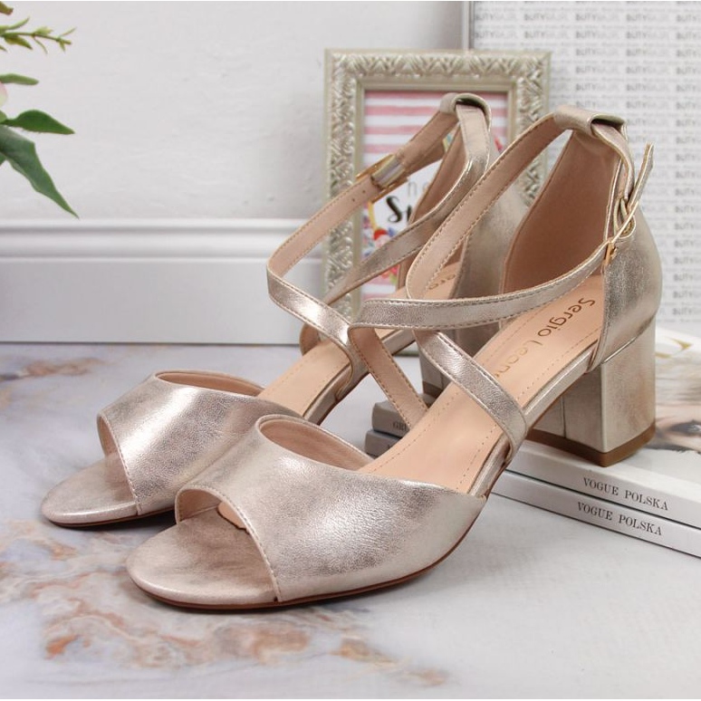 Sandaler på stolpen av Sergio Leone W SK367B guld gyllene 2