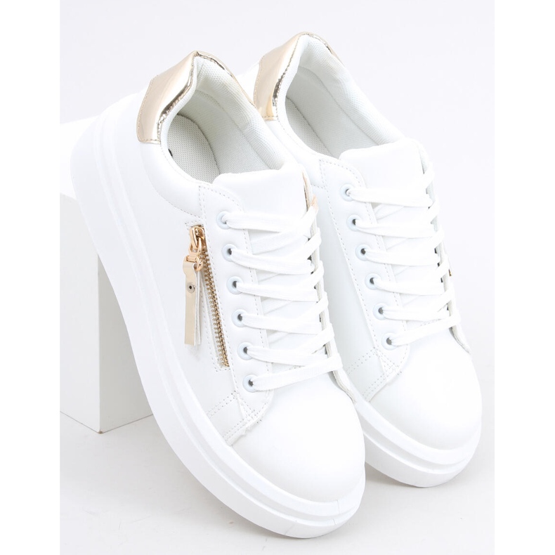 Damsneakers Lerato VIT / GULD gyllene 1