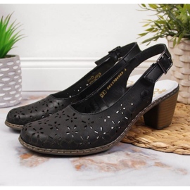 Rieker W RKR531 genombrutna sandaler svarta 2