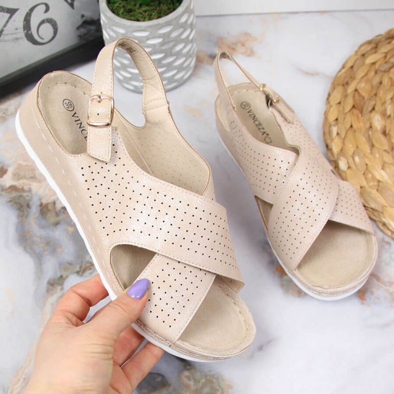 Kilsandaler Vinceza W JAN106B beige 1