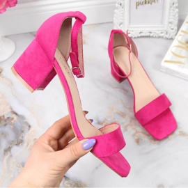 Sandaler på stolpen av Vinceza W JAN107C rosa 1