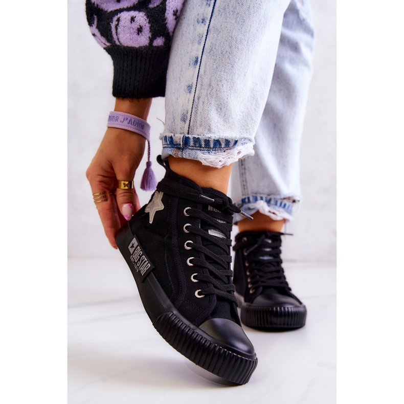 Klassiska High Sneakers Big Star JJ274380 Svart 2