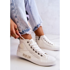 Klassiska High-top Sneakers Big Star JJ274379 Vit 1