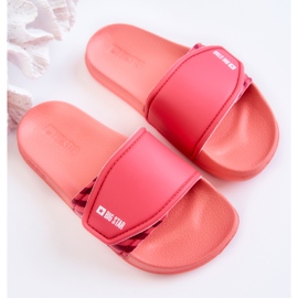 Ljusa barntofflor Big Star JJ374359 Rosa 2